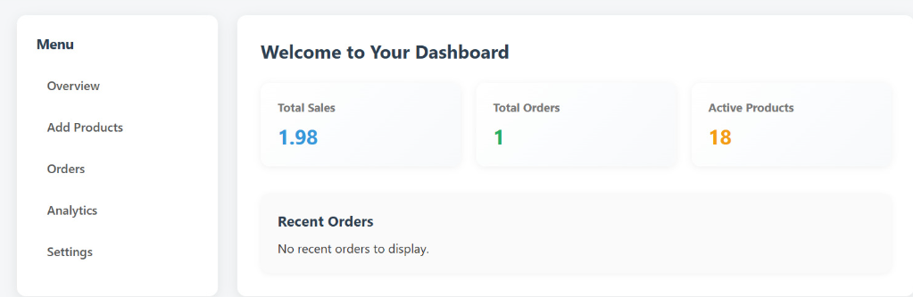 Seller Dashboard
